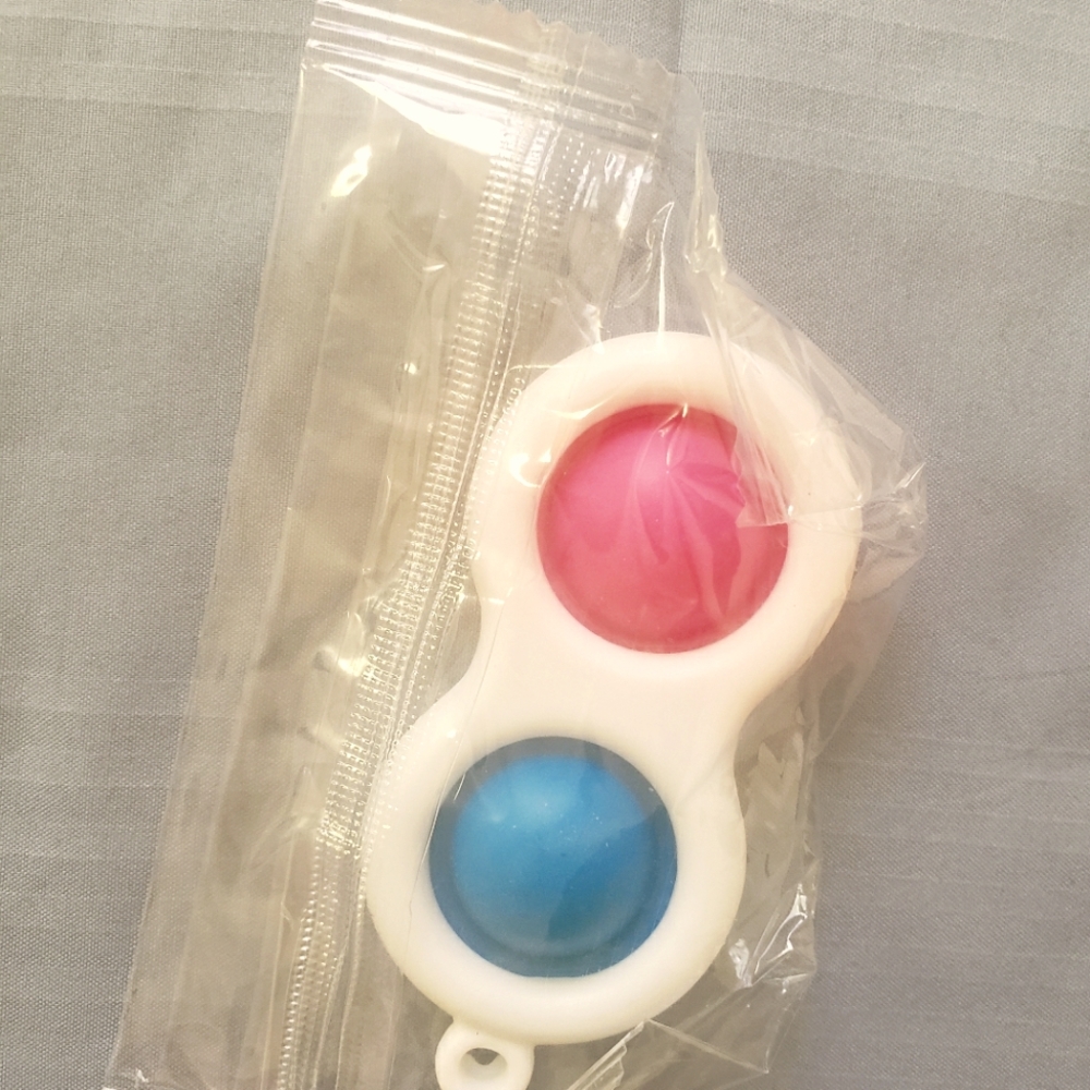 Small Mini Dimple Fidget Little Pop Push It Bubble Stress Relief